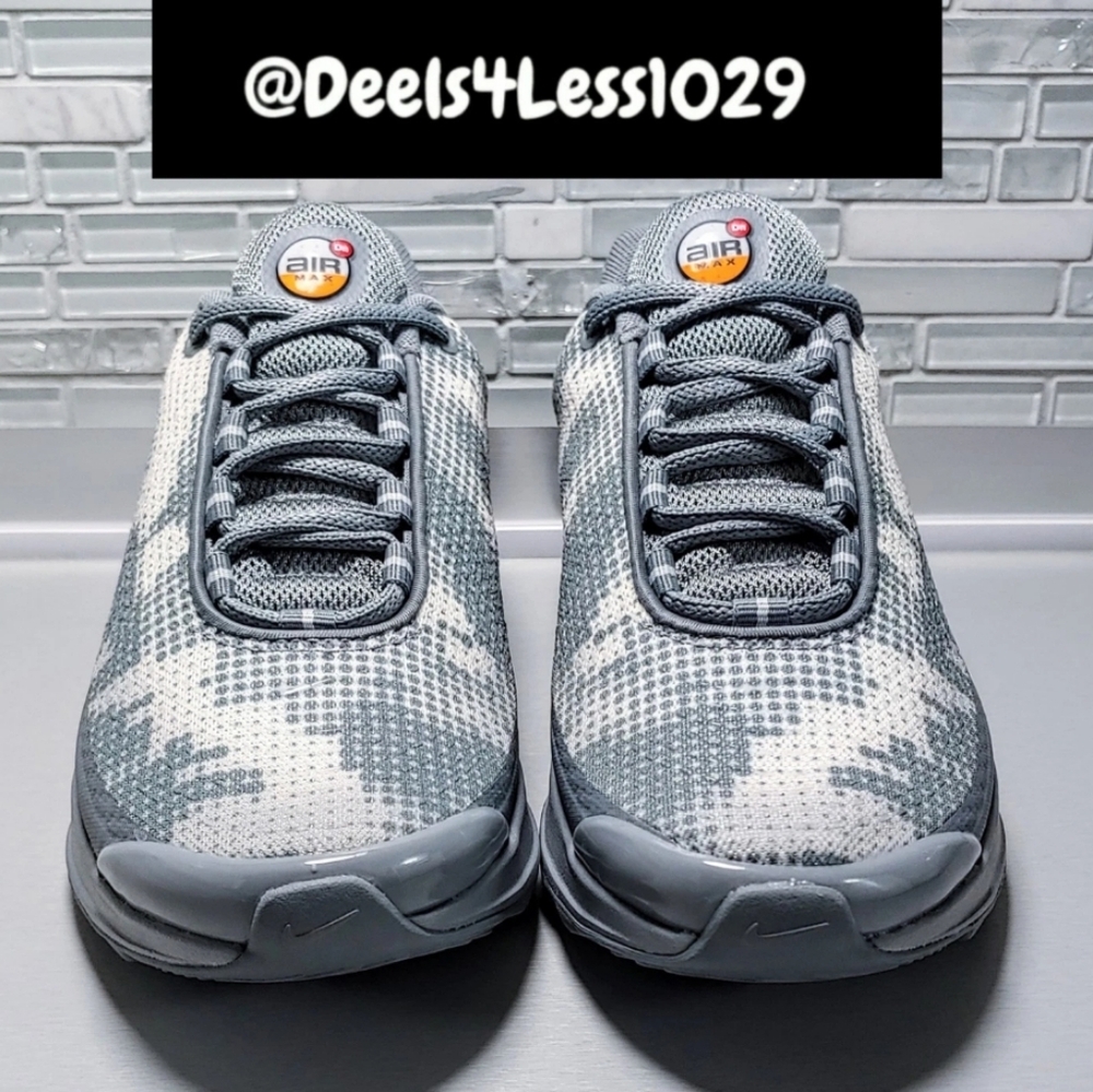 Nike Air Max DN Grey Camo Mens Cool Grey Silver White - Picture 2 of 6